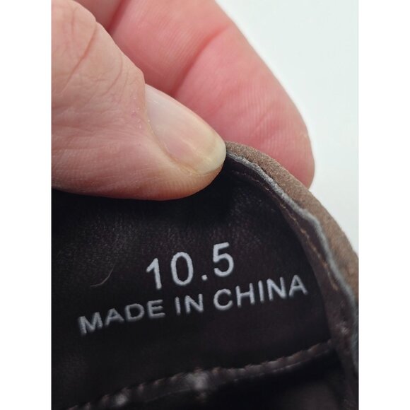 Asos Dress Men Brown Suede Boots size 10.5 - Picture 7 of 11